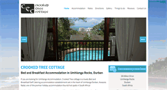 Desktop Screenshot of crookedtreecottage.co.za